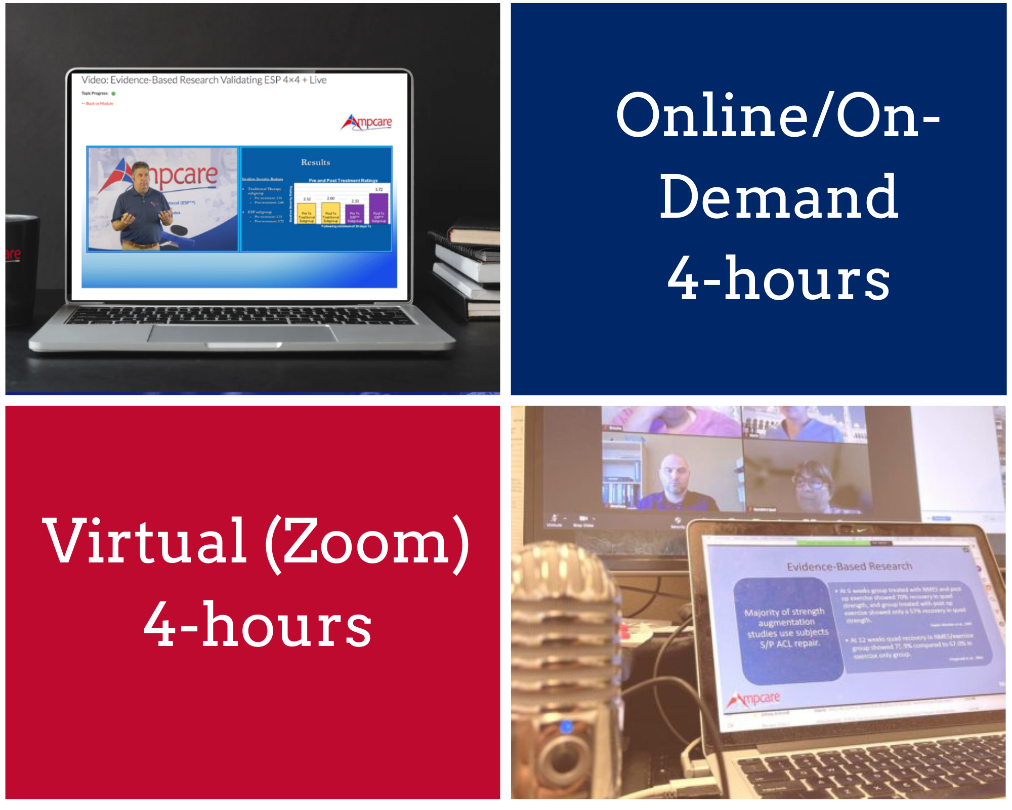 Hybrid: On-Demand + Zoom